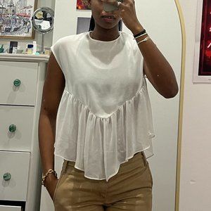 Zara Blouse with lace back